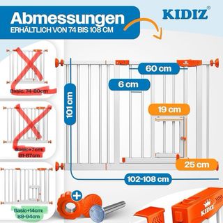 Barrera seguridad Kidiz para niños y mascotas