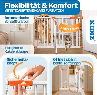 Barrera seguridad Kidiz para niños y mascotas