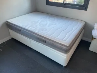 Canapé polipiel + colchón 135x200