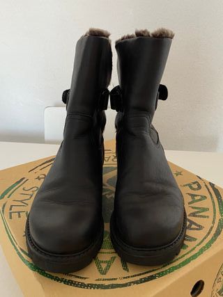 Botas Panama Jack negras con pelo