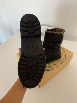 Botas Panama Jack negras con pelo