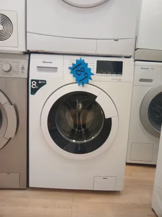 Lavadora Hisense 8kg A+++ con garantía