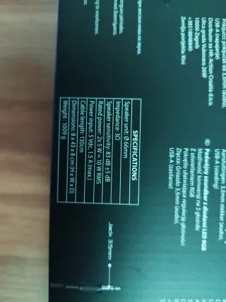 Altavoz Battletron Gaming RGB LED 2 en 1