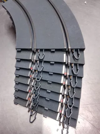 Lote 8 curvas Scalextric Powerline