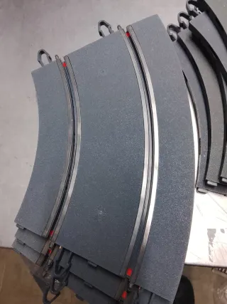 Lote 8 curvas Scalextric Powerline