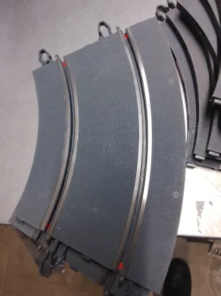 Lote 8 curvas Scalextric Powerline