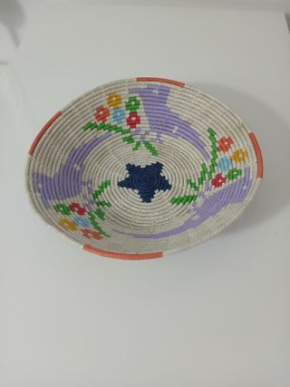 Cesto Cestino Vimini Intrecciato Artigianale