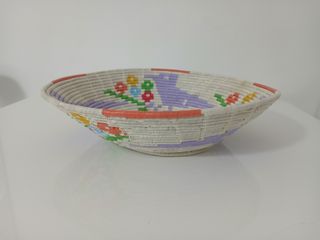 Cesto Cestino Vimini Intrecciato Artigianale