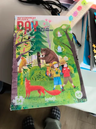 Puzzle Londji Noche y Día en el Bosque