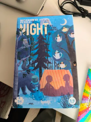 Puzzle Londji Noche y Día en el Bosque