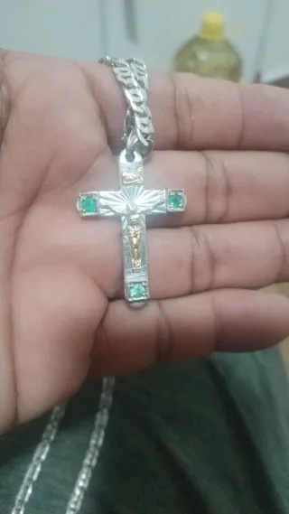 Joyas Plata Ley S925 Colgantes Crucifijos Ancla