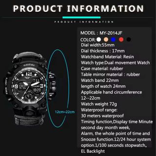 Orologio Addies G-Shock Style Survival Nero