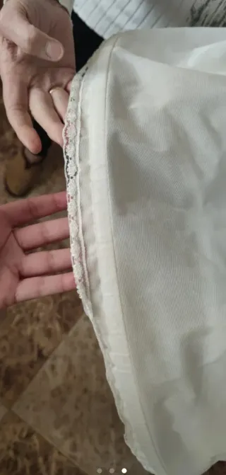 Cancán niña blanco