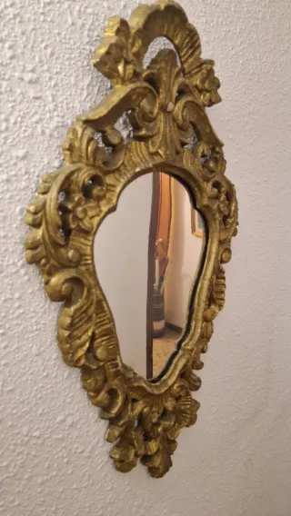 Espejo Cornucopia Dorado