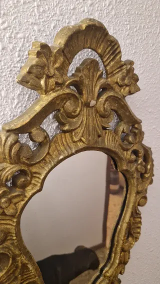 Espejo Cornucopia Dorado