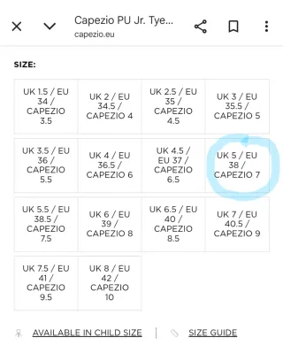 Zapatos de claqué Capezio Talla 37