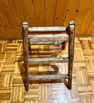Escalera Antigua Pequeña Madera
