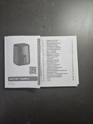 Freidora Moulinex Negra