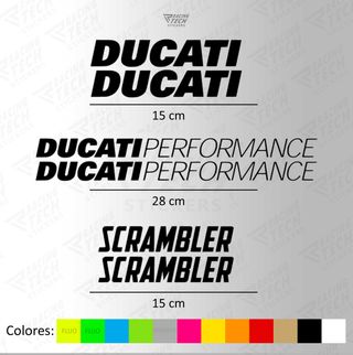Pegatinas Ducati Scrambler