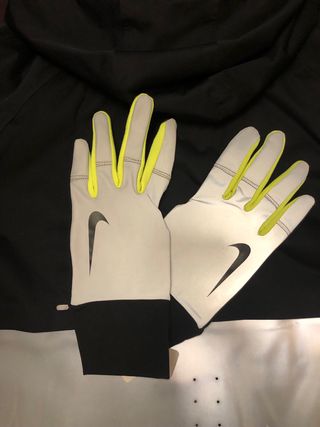 Chaqueta Nike Running Negra y Gris reflectante