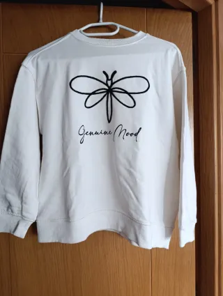 Jersey niña Zara blanco