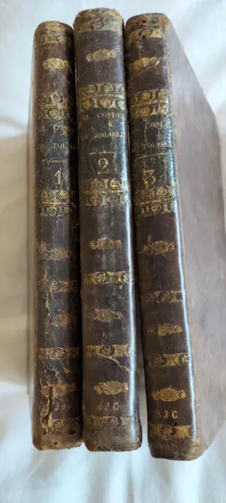 Libro Antiguo El Conde de Tolosa 3 Tomos completos