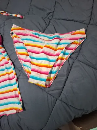 Bañador premamá rayas multicolor