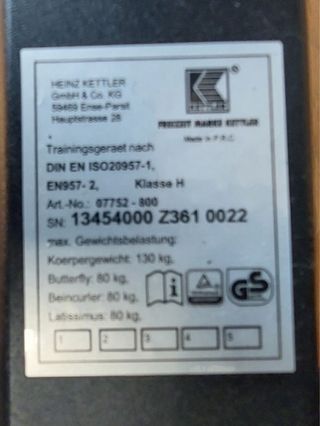 Máquina MultiGym Kettler