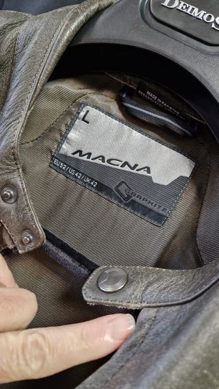 Giacca in pelle Macna