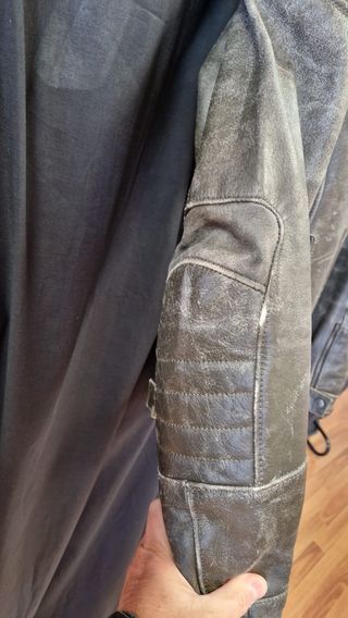 Giacca in pelle Macna