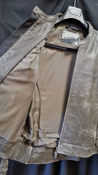 Giacca in pelle Macna