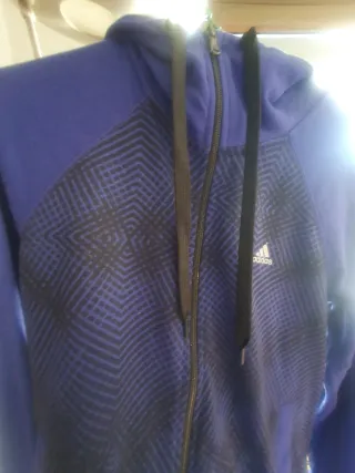 Chaqueta Adidas Azul y Negra