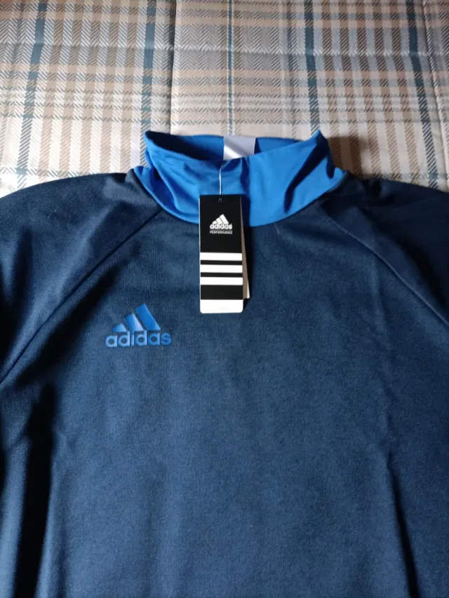 Camiseta entrenamiento Adidas azul