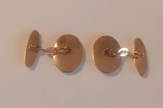 Gemelos Oro 18K con Circonita.