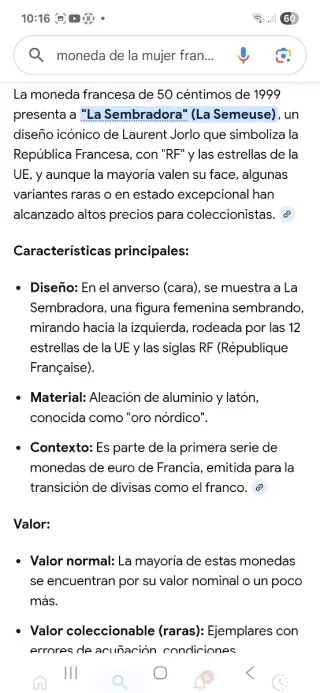 Moneda 50 céntimos 1999 RF Coleccionismo