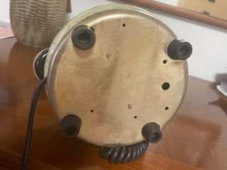Teléfono Vintage Mármol Verde y Dorado