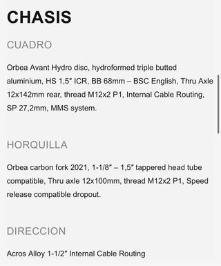 Orbea Avant H60 D (2023) Azul