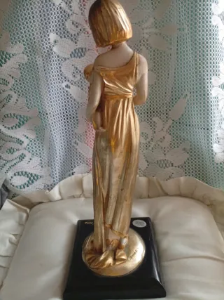 Scultura Maternità Vintage Argento 800 laminato