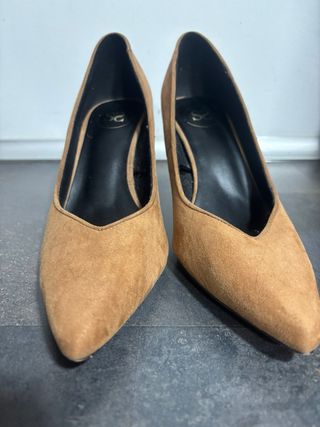 Zapatos tacón Sfera mujer marrones