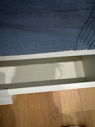 Cama nido Ikea blanca con cajones