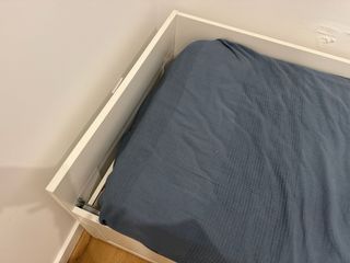 Cama nido Ikea blanca con cajones