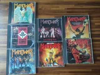 Lote 7 CDs Manowar