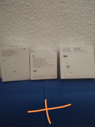 Cargador iphone .15-16. Completo inalambrico+cable