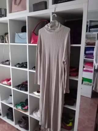 Vestido beige talla única + regalo