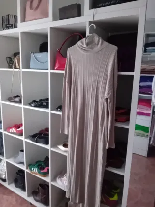 Vestido beige talla única + regalo