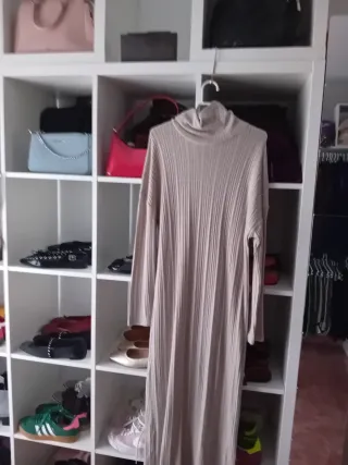 Vestido beige talla única + regalo