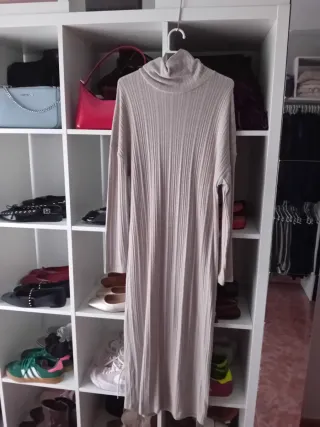 Vestido beige talla única + regalo