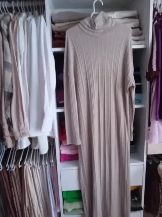 Vestido beige talla única + regalo