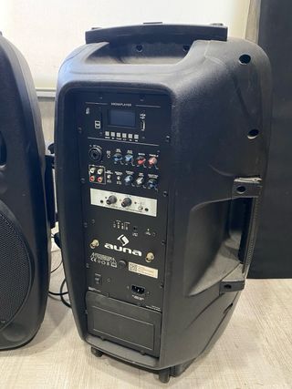 Pareja Altavoces AUNA Activos y Pasivos