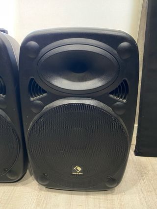 Pareja Altavoces AUNA Activos y Pasivos